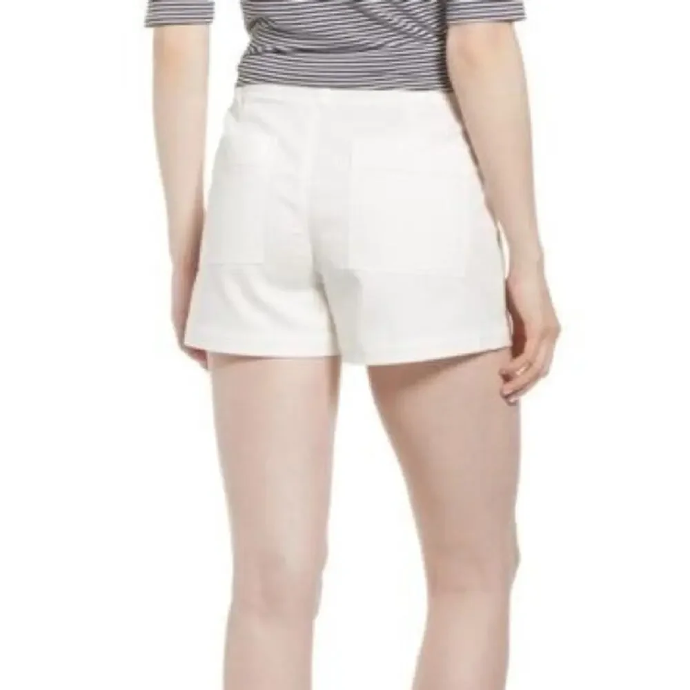 Nordstrom Signature Shorts Patch Pocket White
